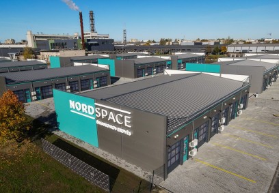 Užbaigtas didžiausias NORDSPACE 120 verslo boksų parkas Kaune, Chemijos g.