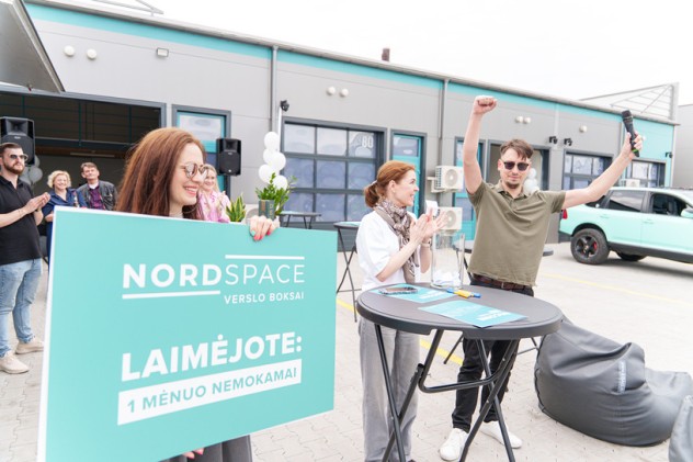 Didžiausio išmaniųjų verslo boksų „Nordspace“ parko atidaryme – nuo žinomų influencerių iki automobilių entuziastų